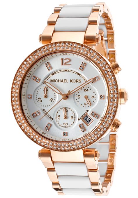 michael kors women's parker two tone watch|Michael Kors parker.